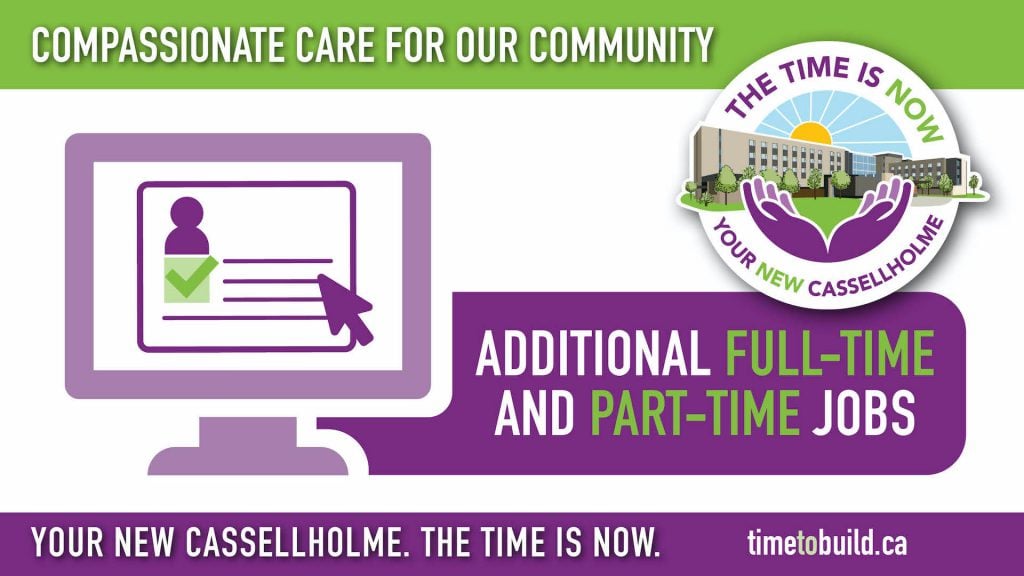 Cassellholme Infographics Additional Full-Time and Part-Time Jobs